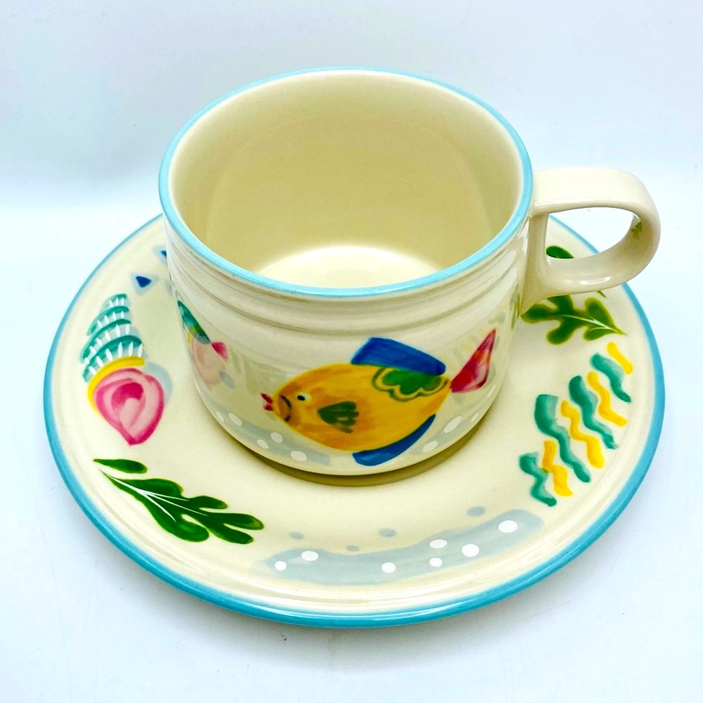STUDIO NOVA  Cup & Saucer “Barrier Reef“